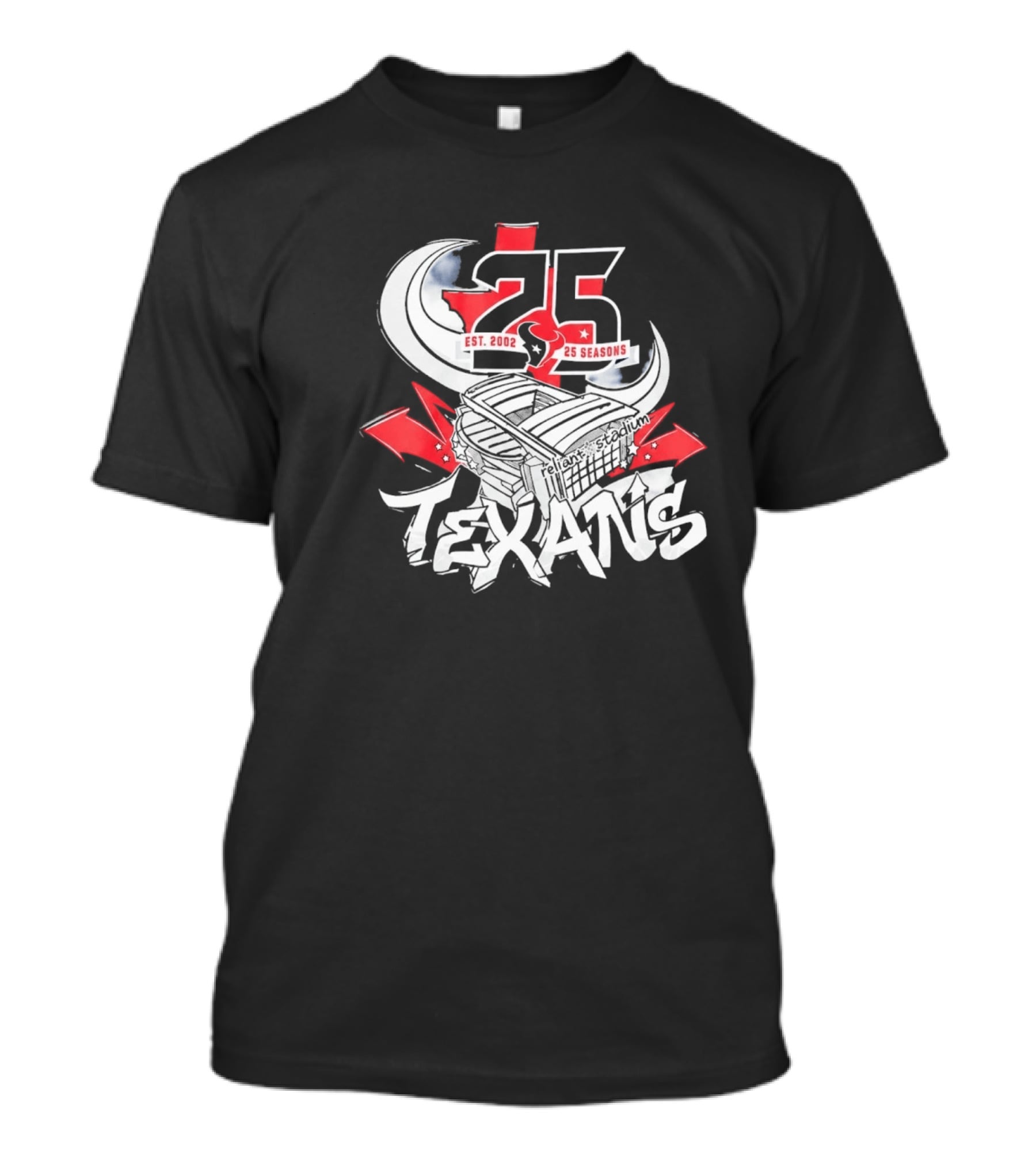 Texans 25 Seasons 2026 Est. 2002 Celebration T-Shirt