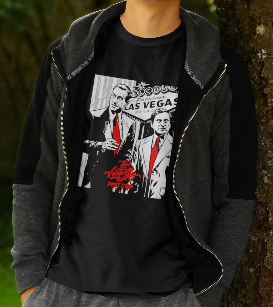Las Vegas Casino Mobsters Red Tie T-Shirt