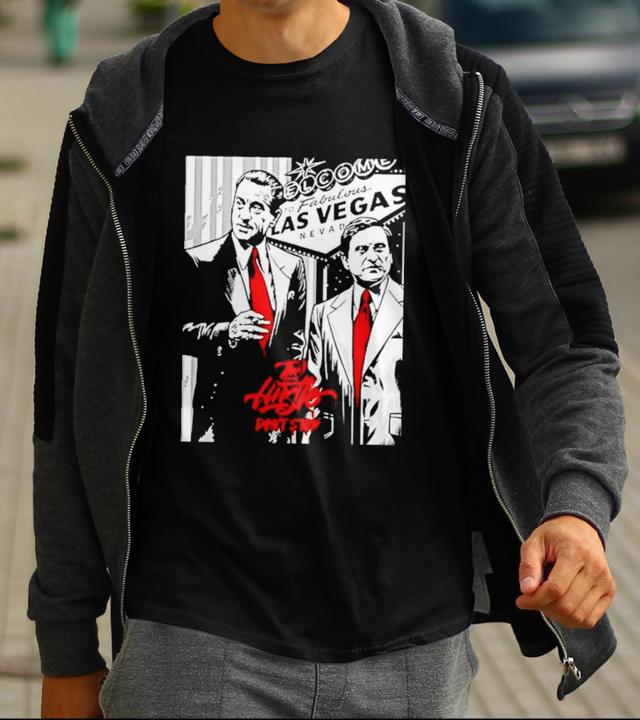 Las Vegas Casino Mobsters Red Tie T-Shirt
