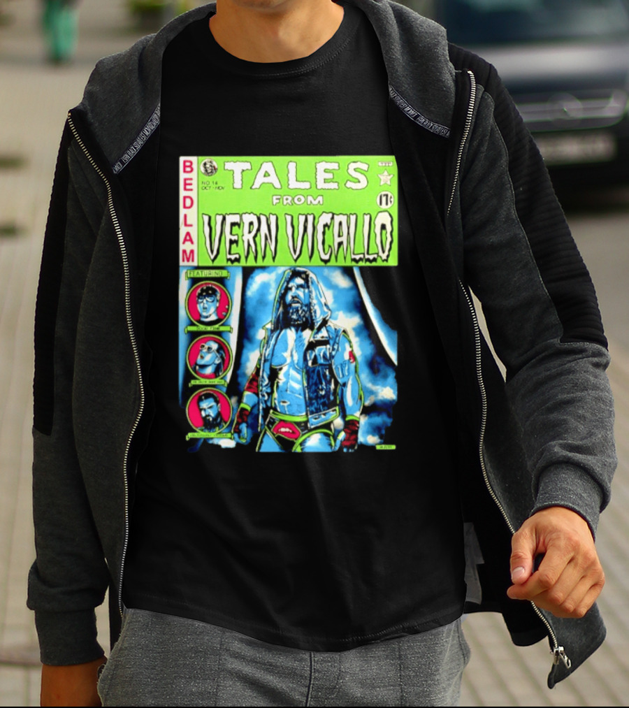 Tales From Vern Vicallo Featuring Bedlam Comic No 14 T-Shirt
