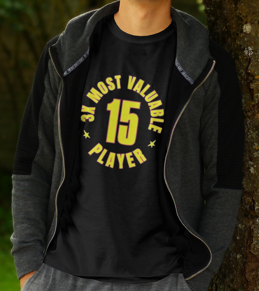 3X Most Valuable Player 15 Stars T-Shirt