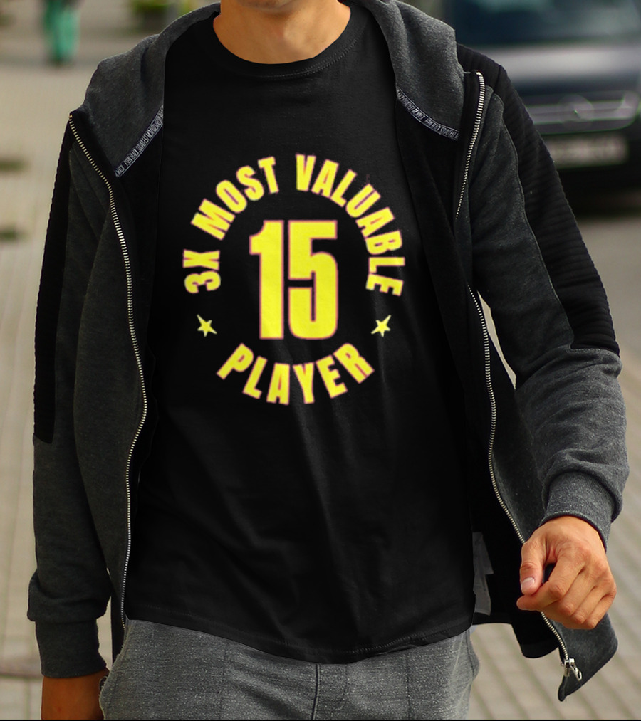 3X Most Valuable Player 15 Stars T-Shirt