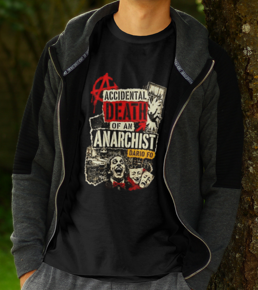 Accidental Death Of An Anarchist Dario Fo Red Anarchy T-Shirt