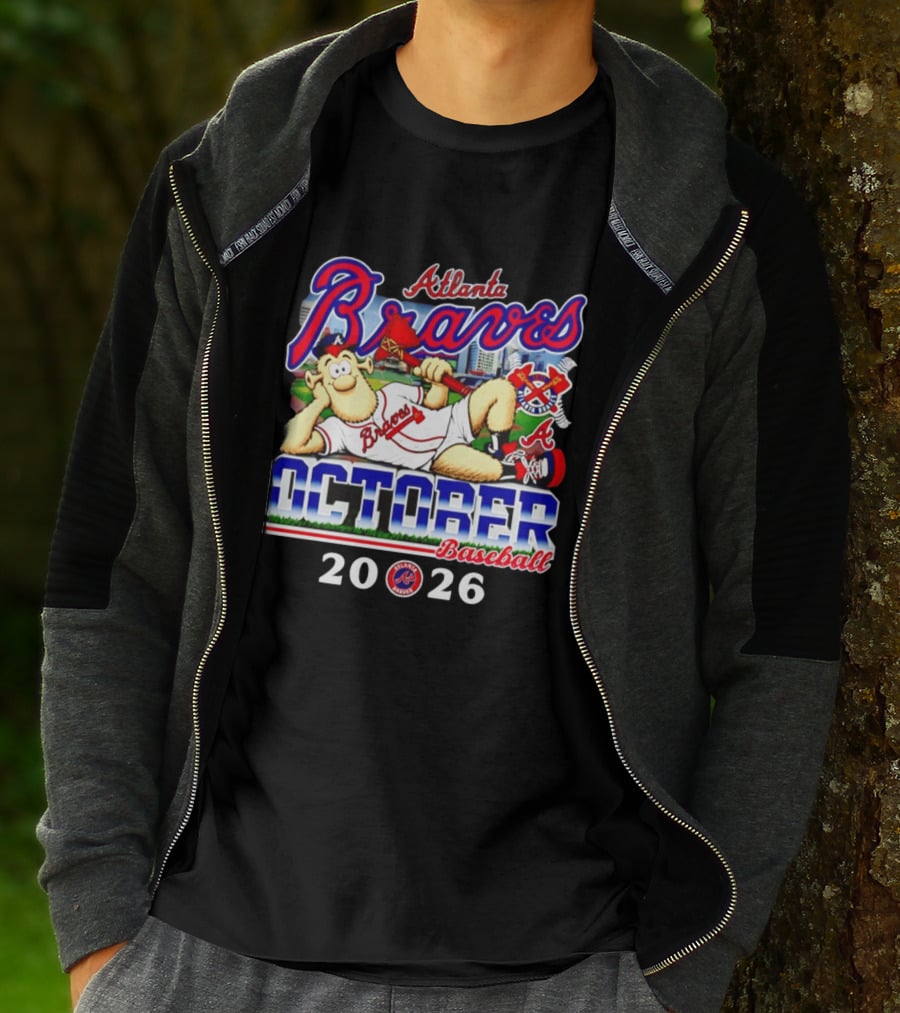 Atlanta Braves October Baseball 2026 MLB Postseason T-Shirt