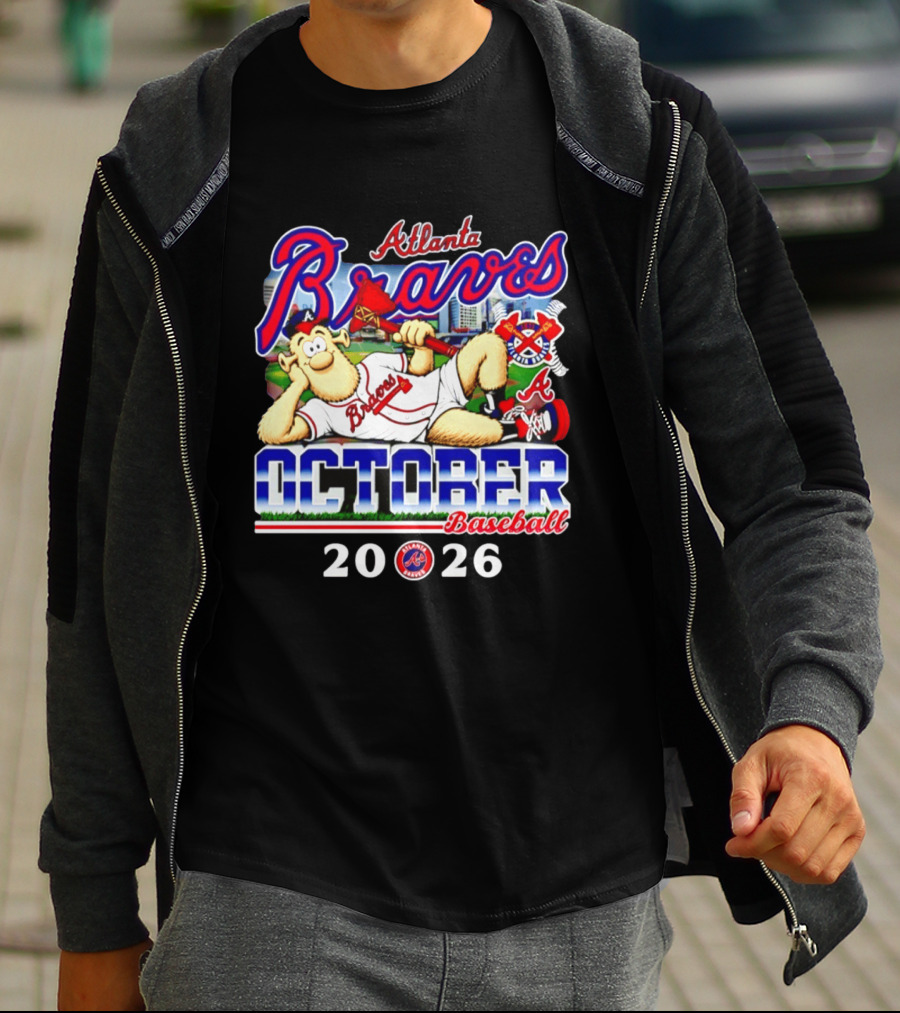 Atlanta Braves October Baseball 2026 MLB Postseason T-Shirt