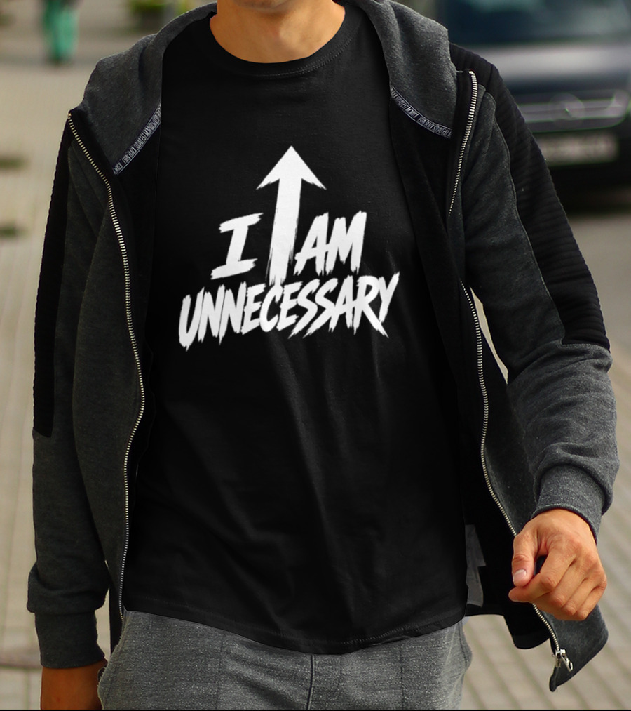 Ethan Iglesias I Am Unnecessary Arrow T-Shirt