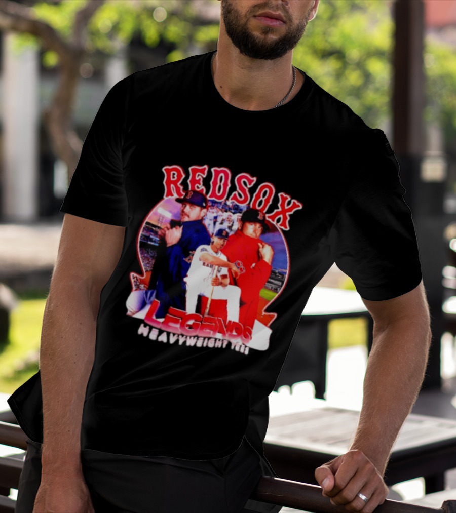Boston Red Sox Legends Heavyweight Hits Abreu And Duran T-Shirt