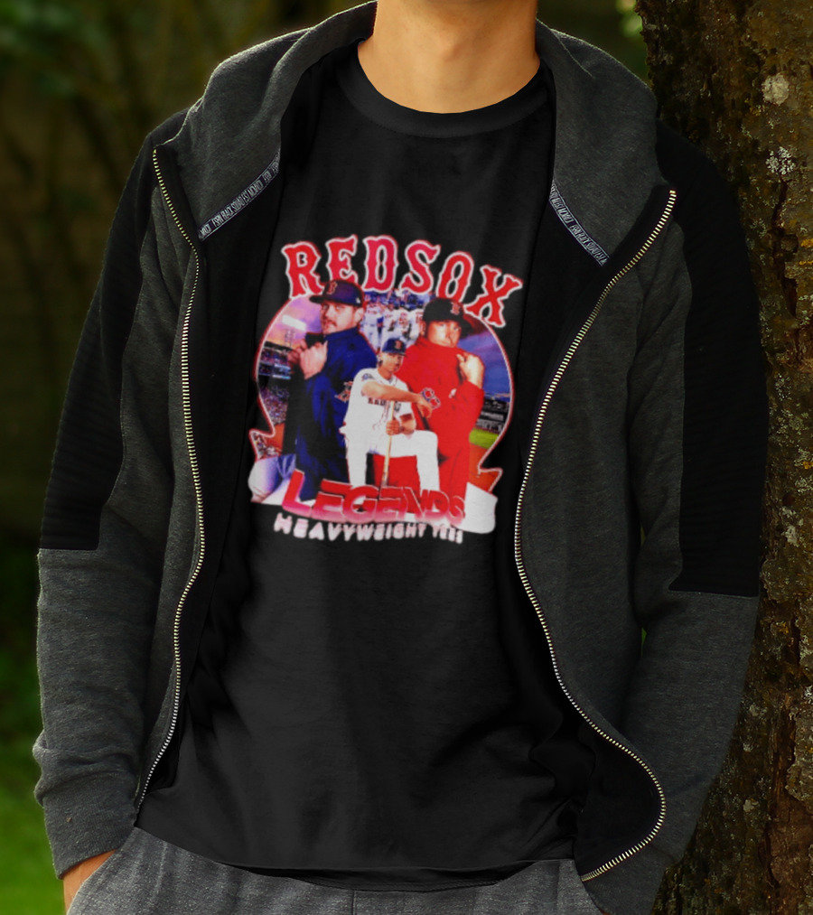 Boston Red Sox Legends Heavyweight Hits Abreu And Duran T-Shirt