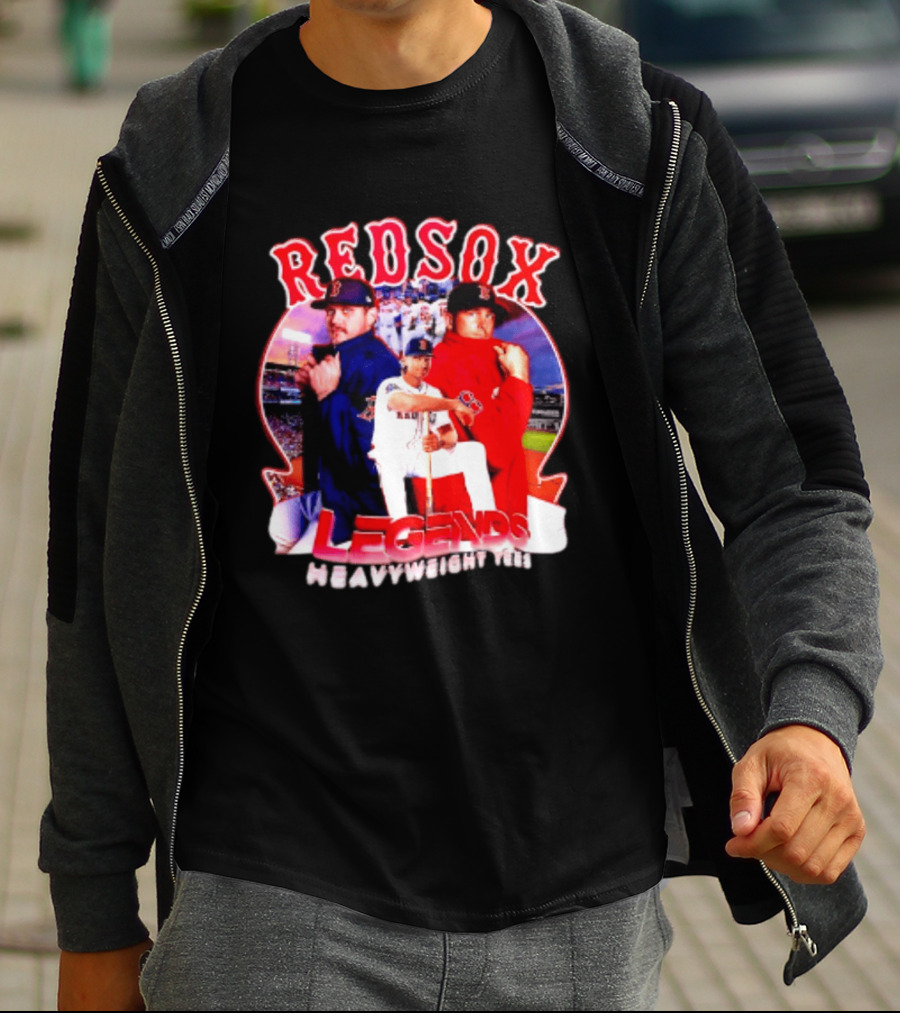 Boston Red Sox Legends Heavyweight Hits Abreu And Duran T-Shirt