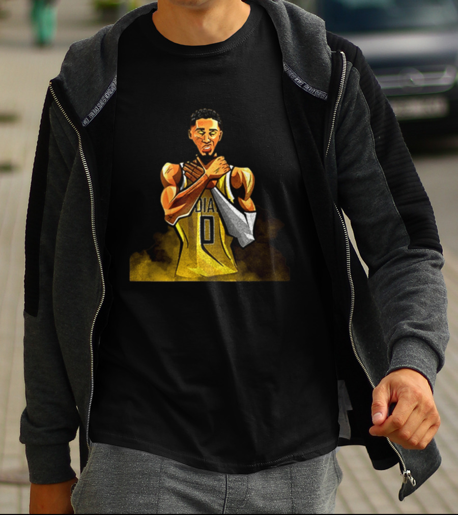 Choke 2.0 Indiana Pacers Reggie Miller Tyrese Haliburton T-Shirt