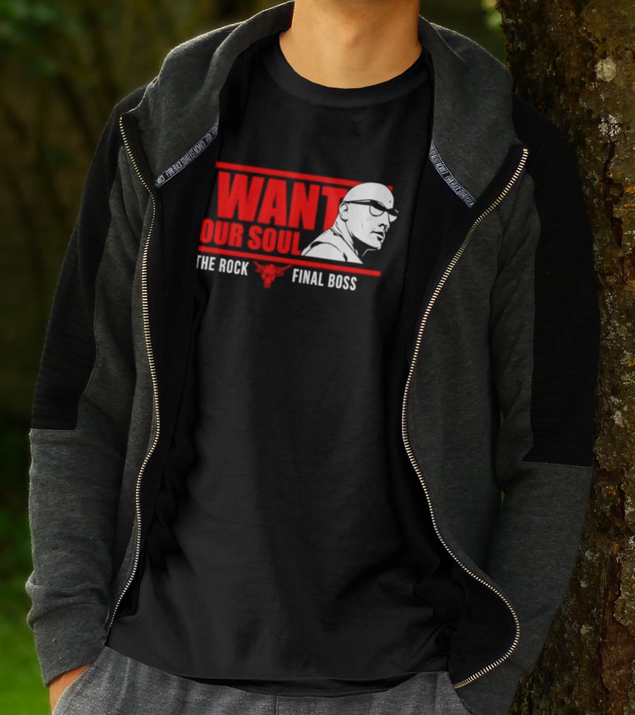 I Want Your Soul The Rock Final Boss Brahma Bull T-Shirt