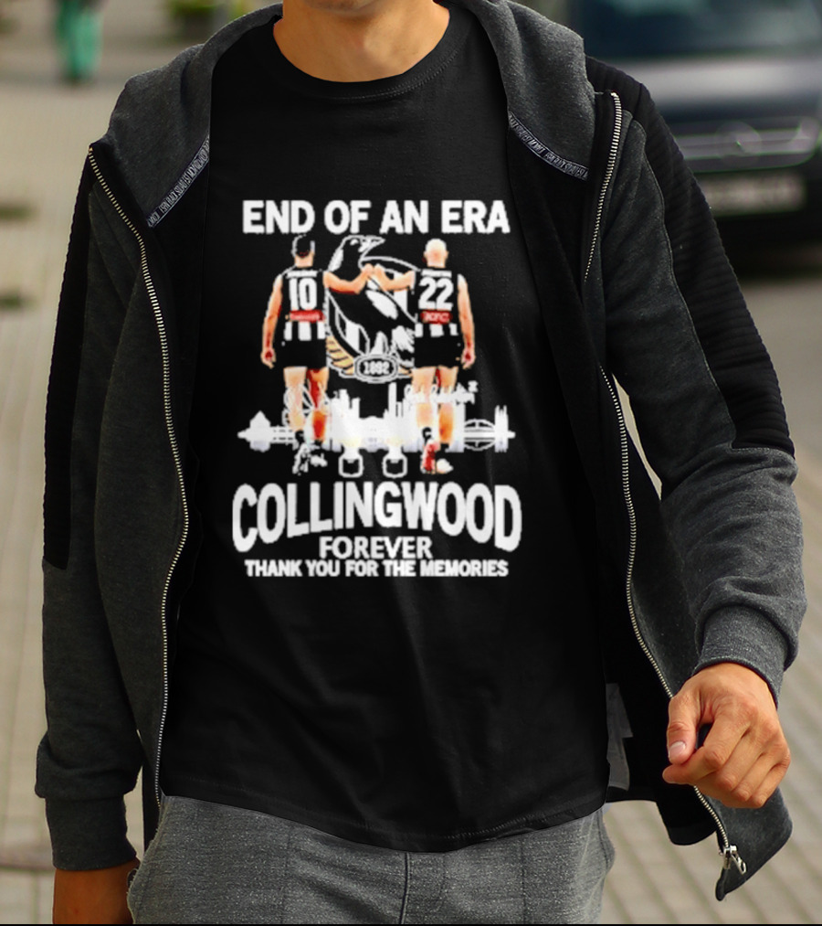 End Of An Era Collingwood Forever Thank You For The Memories T-Shirt