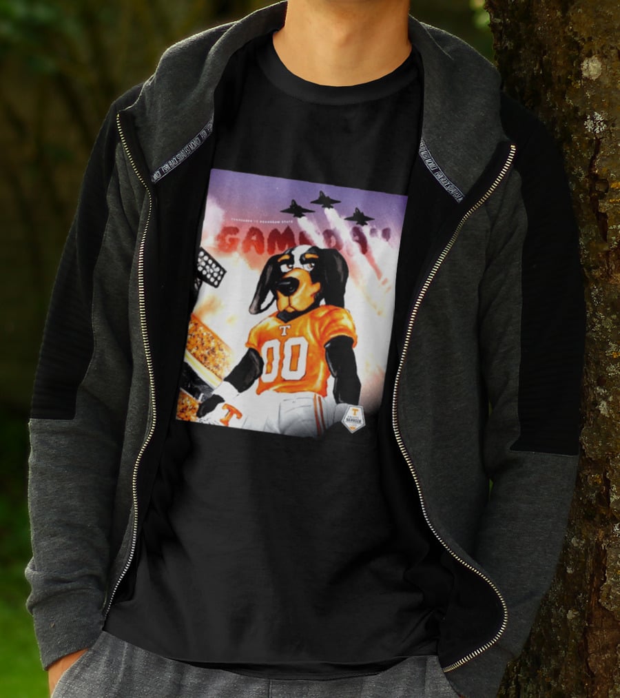 Tennessee Volunteers Smokey 00 Game Day Jets Flyover Stadium Lights T-Shirt