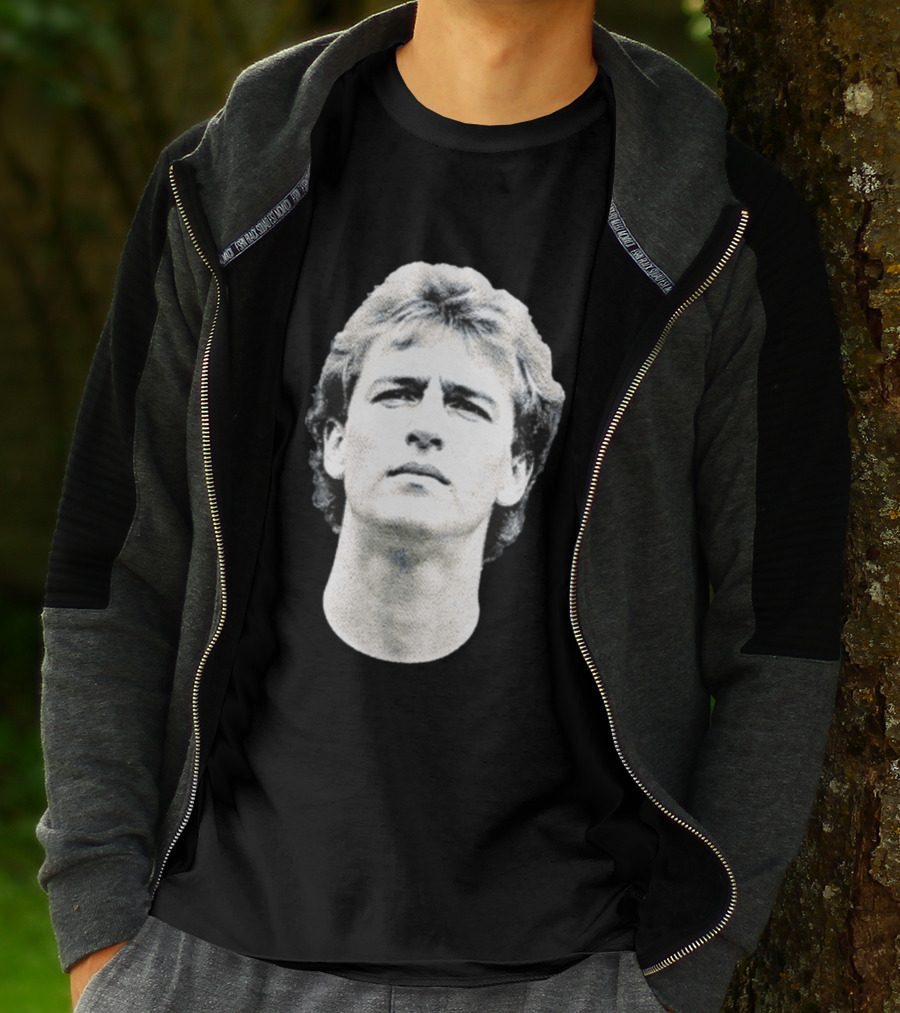 Larry Bird Big Head Boston Celtics Bird Series T-Shirt