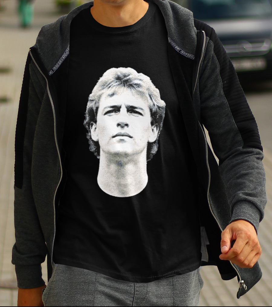 Larry Bird Big Head Boston Celtics Bird Series T-Shirt