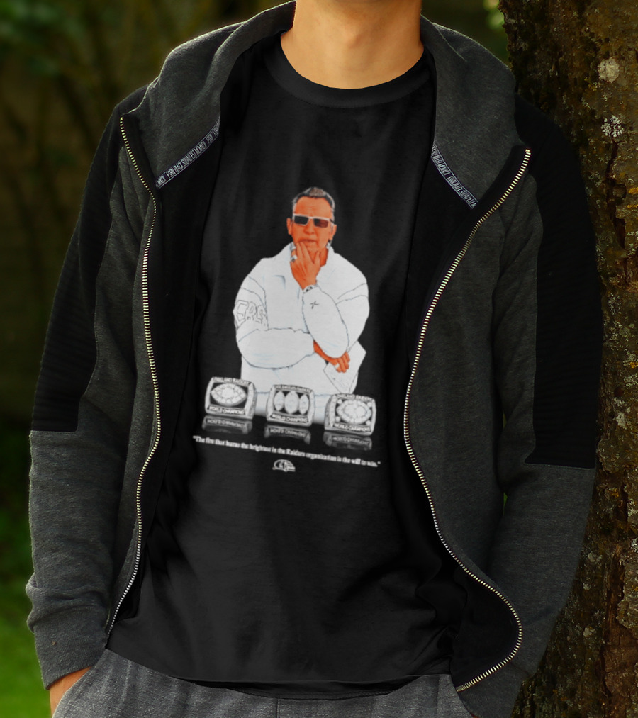 Maxx Crosby Las Vegas Raiders Al Davis World Champion Rings T-Shirt