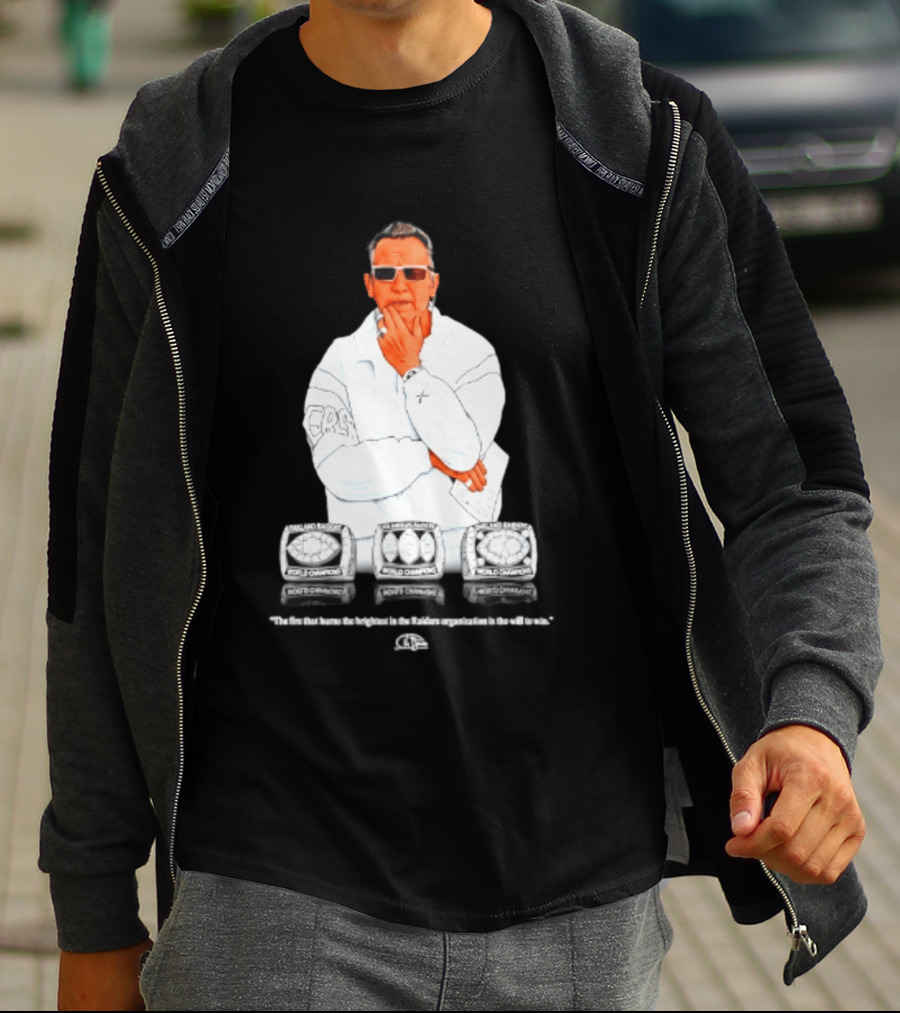 Maxx Crosby Las Vegas Raiders Al Davis World Champion Rings T-Shirt