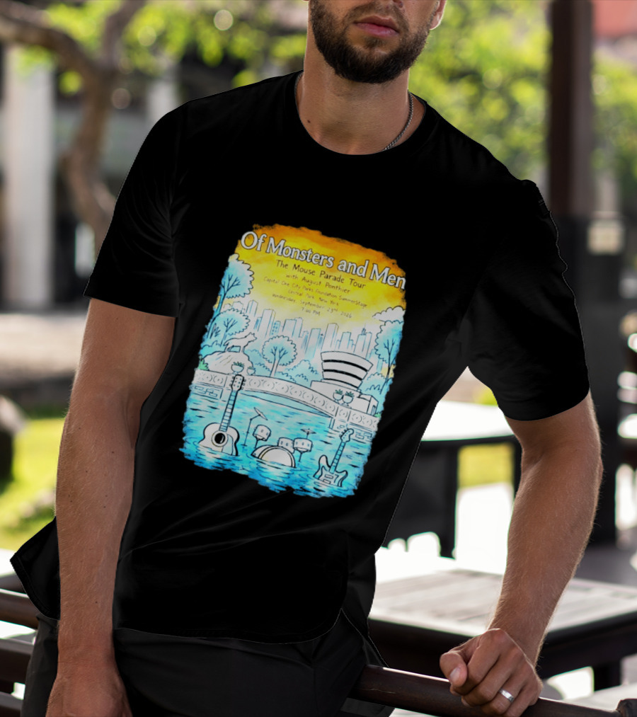 Of Monsters And Men The Mouse Parade Tour September 23 2026 Central Park New York T-Shirt
