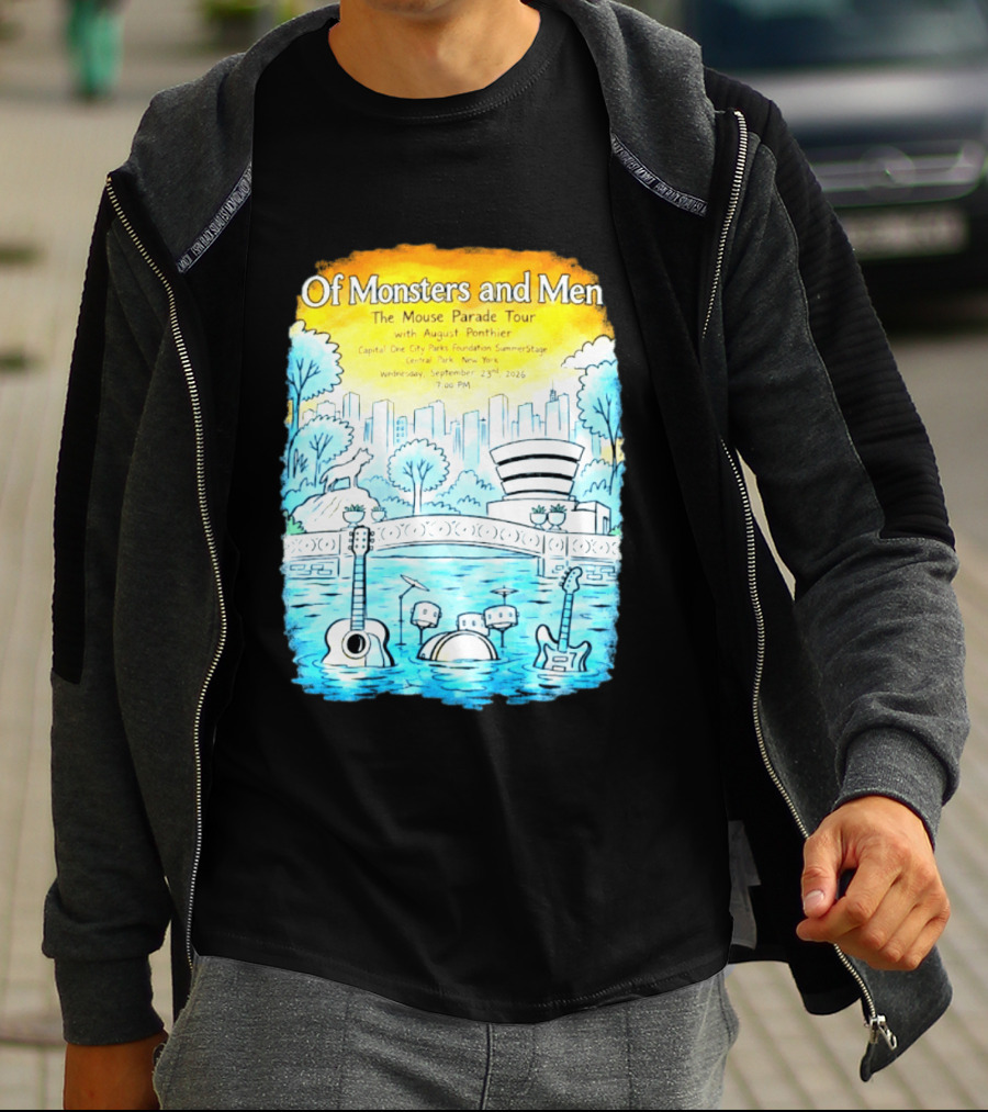 Of Monsters And Men The Mouse Parade Tour September 23 2026 Central Park New York T-Shirt