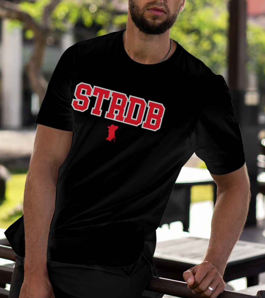 Ole Miss Rebels NCAA Football STRDB Retro Style Block Letters T-Shirt