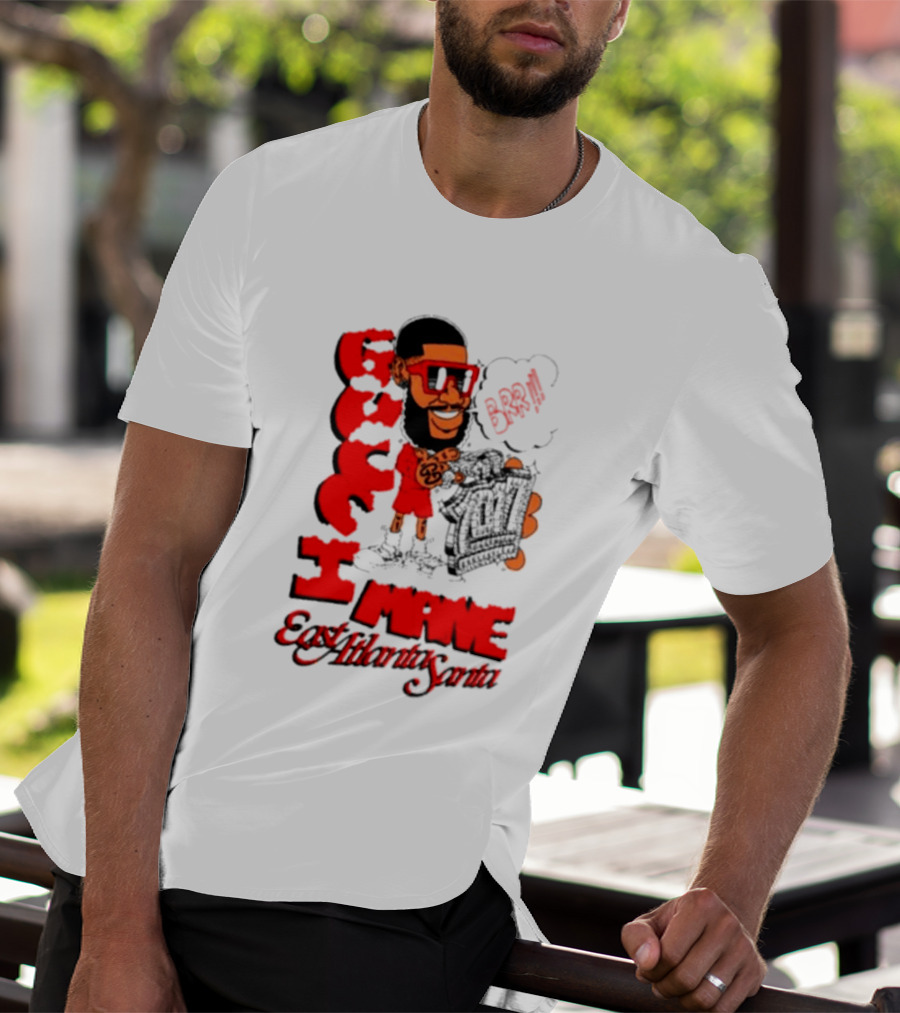 Gucci Mane Brr East Atlanta Santa Christmas T-Shirt