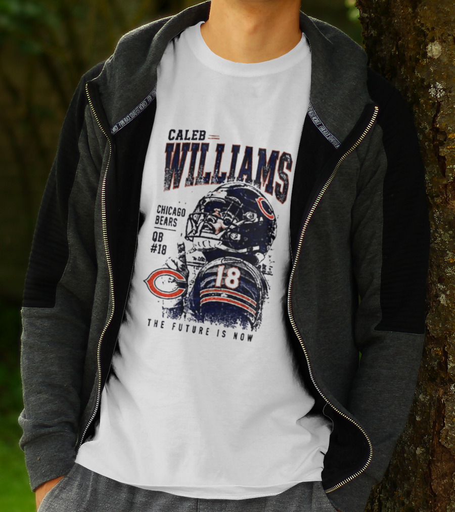 Caleb Williams Chicago Bears QB #18 The Future Is Now T-Shirt
