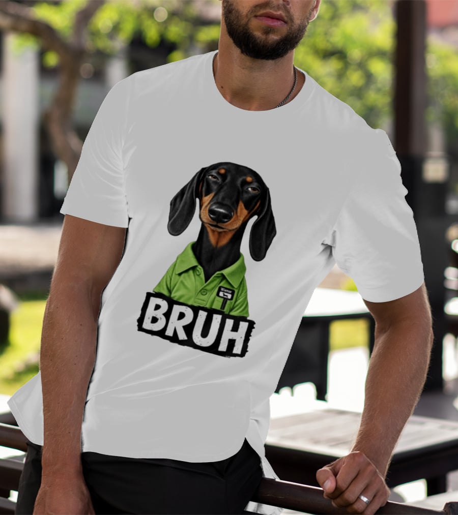 Dachshund Wiener Bruh Funny Dog Meme T-Shirt