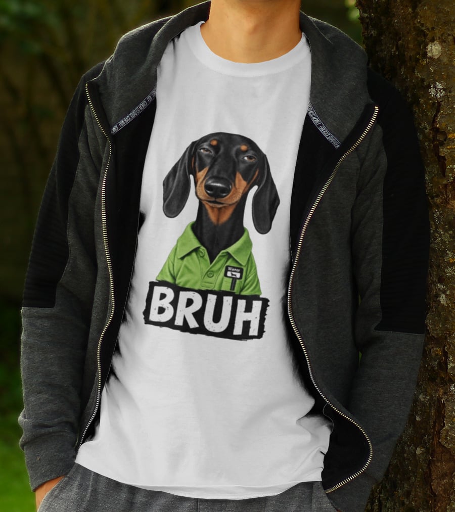 Dachshund Wiener Bruh Funny Dog Meme T-Shirt