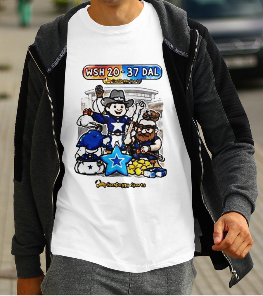 WSH 20 37 DAL Victory Celebration Cowboys Stadium T-Shirt
