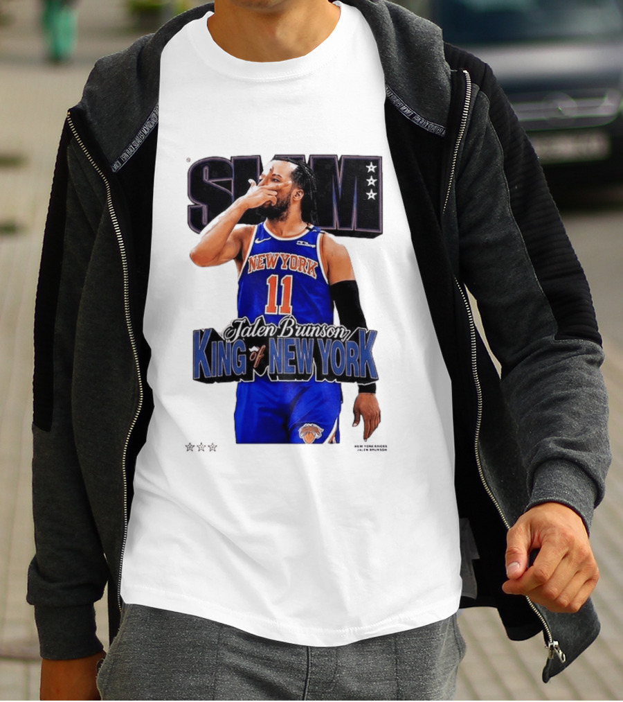 SLAM Magazine Jalen Brunson King Of New York Basketball 11 T-Shirt