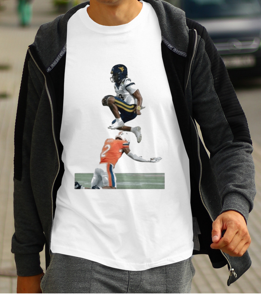 Michael Hawkins Jr Donavon Platt Football Leap Duke's Mayo T-Shirt