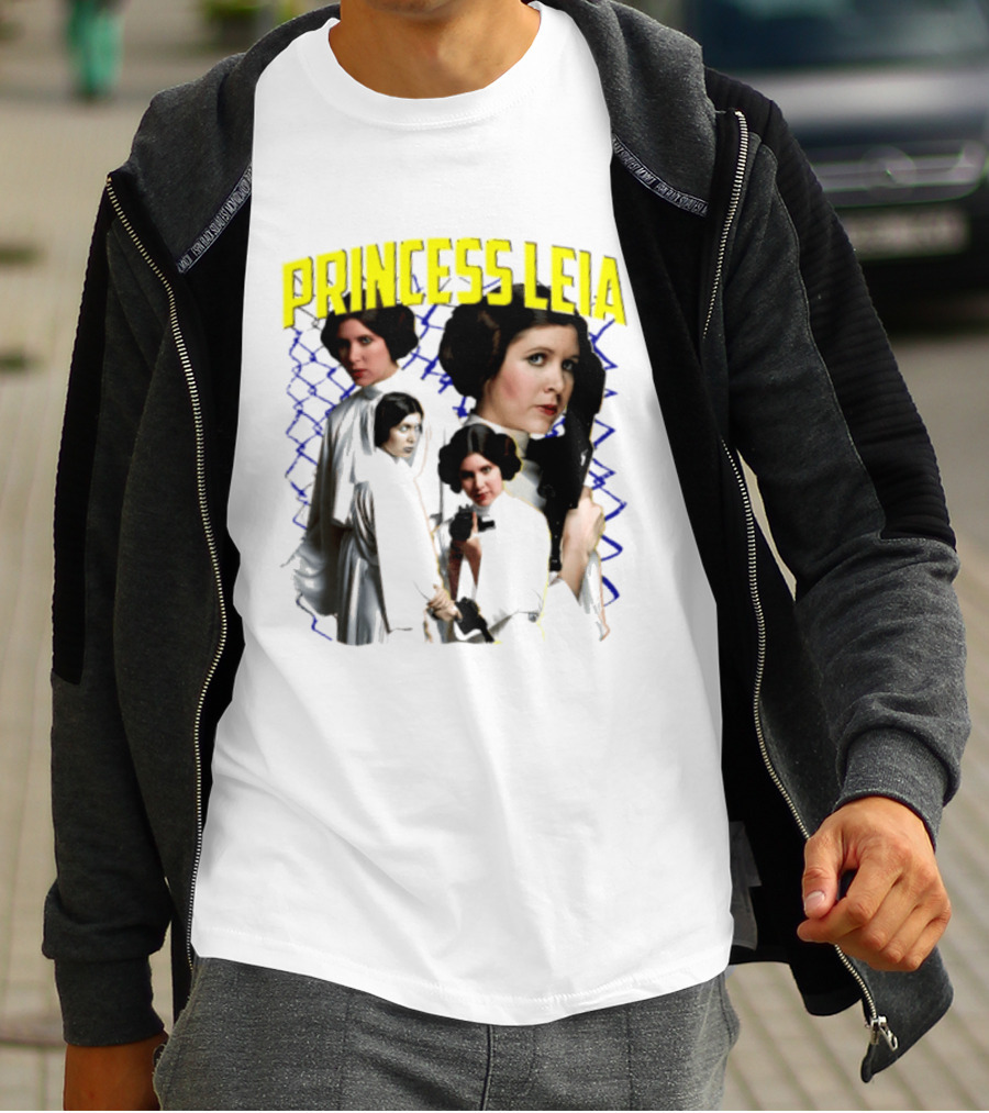Princess Leia Star Wars Legends Bootleg Retro Fan T-Shirt