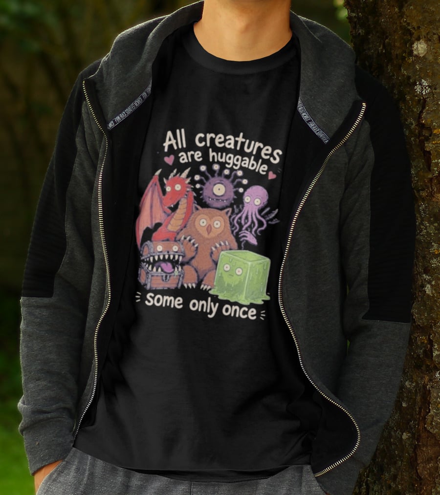 Dungeons & Dragons Creatures Huggable Once Cute Monster T-Shirt