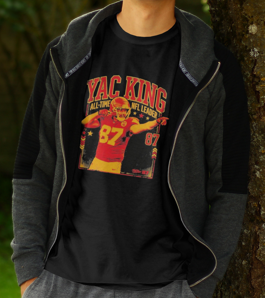 YAC King #87 All Time NFL Leader T-Shirt