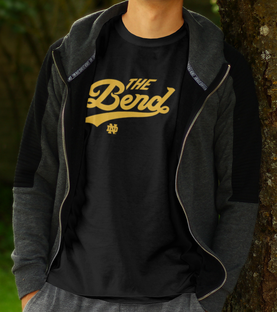 Notre Dame Fighting Irish The Bend Vintage Style Fan T-Shirt