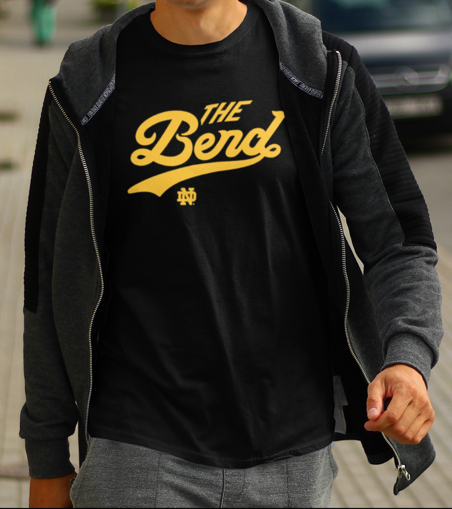 Notre Dame Fighting Irish The Bend Vintage Style Fan T-Shirt