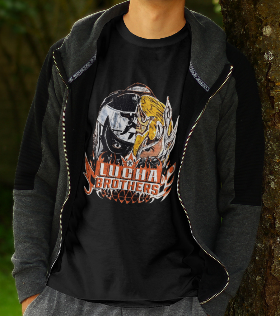 Lucha Brothers Penta Rey Fenix Mask Duo WWE T-Shirt