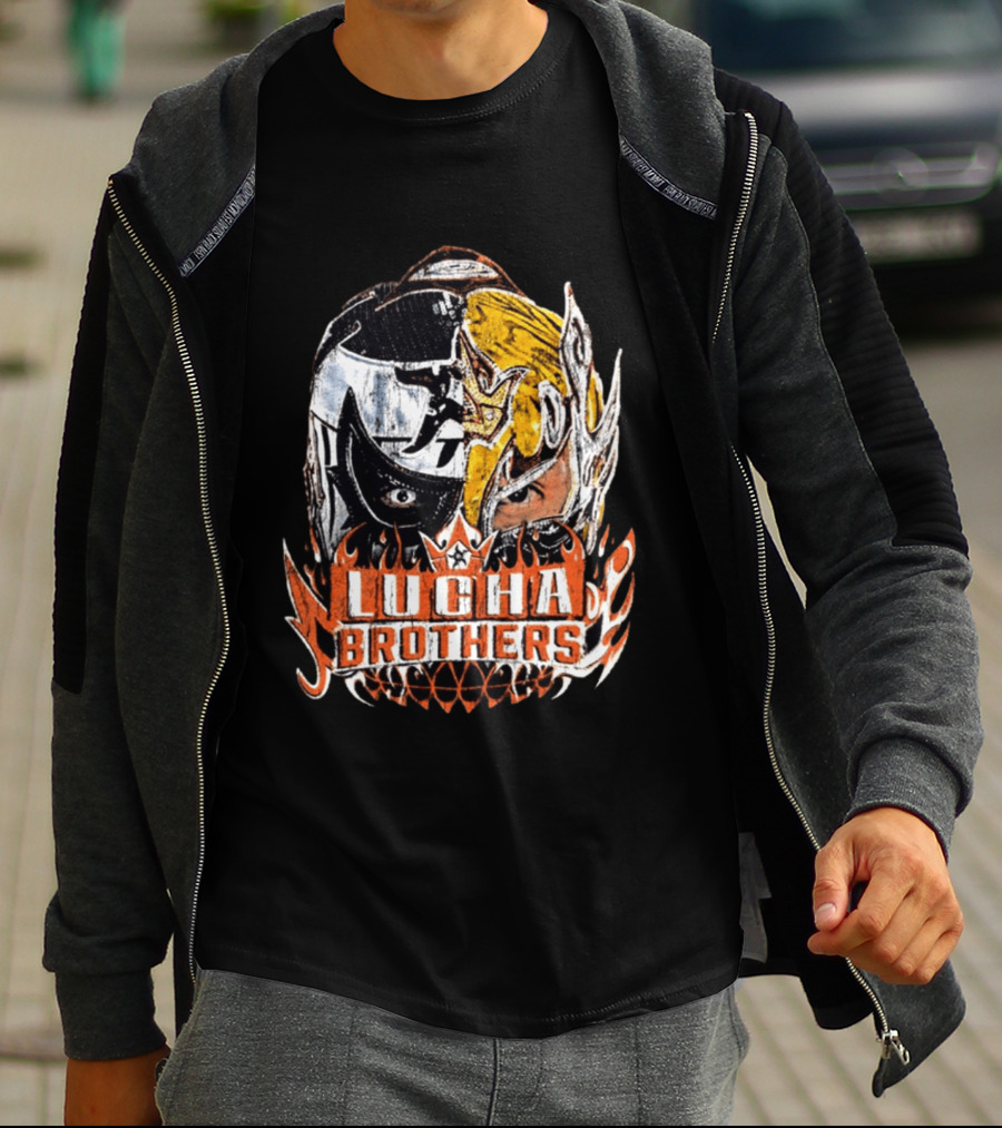 Lucha Brothers Penta Rey Fenix Mask Duo WWE T-Shirt