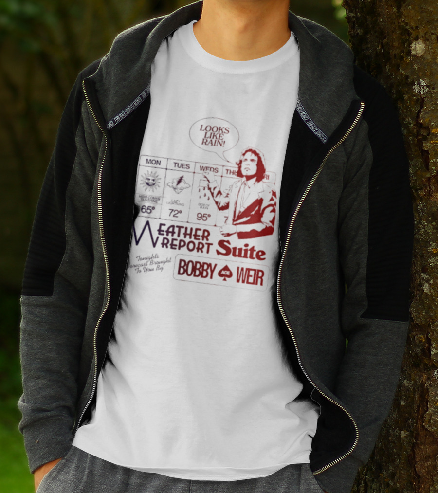 Bobby Weir Looks Like Rain Weather Report Suite T-Shirt