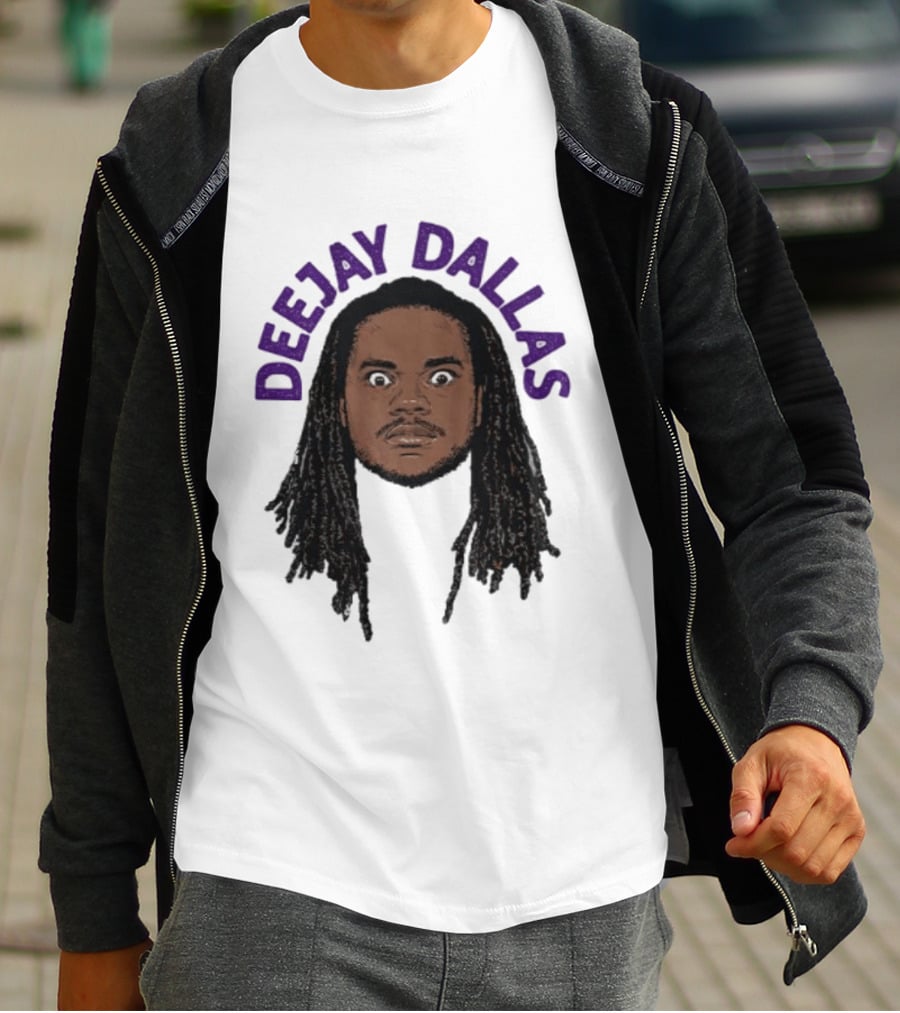 DeeJay Dallas Headshot Illustration Minnesota Football T-Shirt