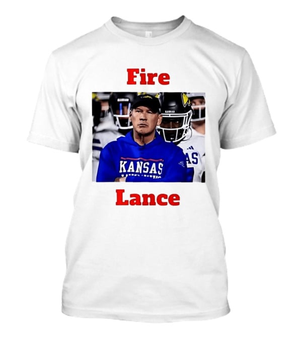 Fire Lance Kansas Jayhawks Football Coach Kansas T-Shirt