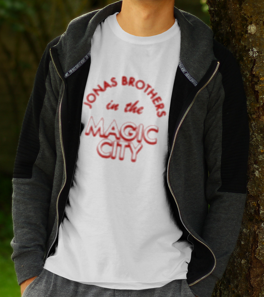 Jonas Brothers Burning Up In The Magic City Birmingham AL T-Shirt
