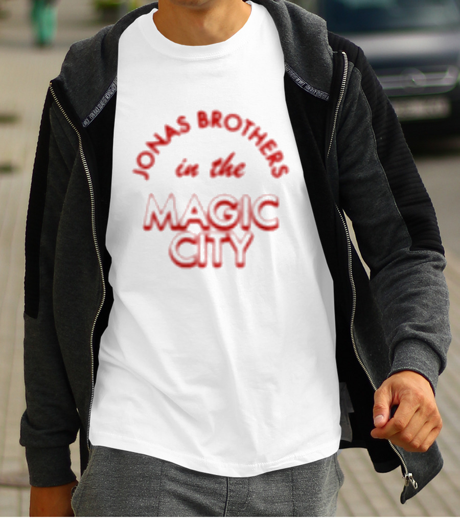 Jonas Brothers Burning Up In The Magic City Birmingham AL T-Shirt