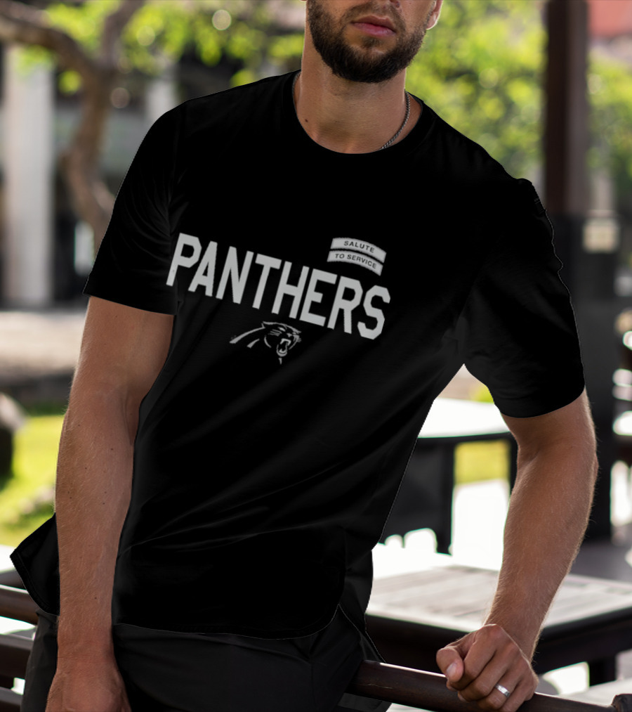 Carolina Panthers Salute To Service 2026 T-Shirt