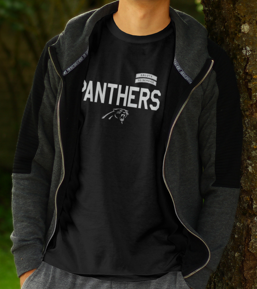 Carolina Panthers Salute To Service 2026 T-Shirt