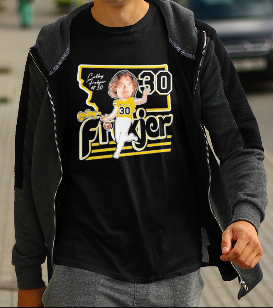 Colby Frokjer Montana State Bobcats 30 Player Caricature 2026 T-Shirt