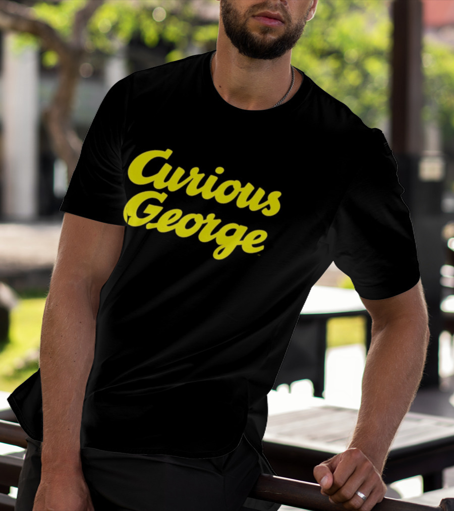 Curious George Monkey Children's Book PBS Series Official Merchandise T-Shirt