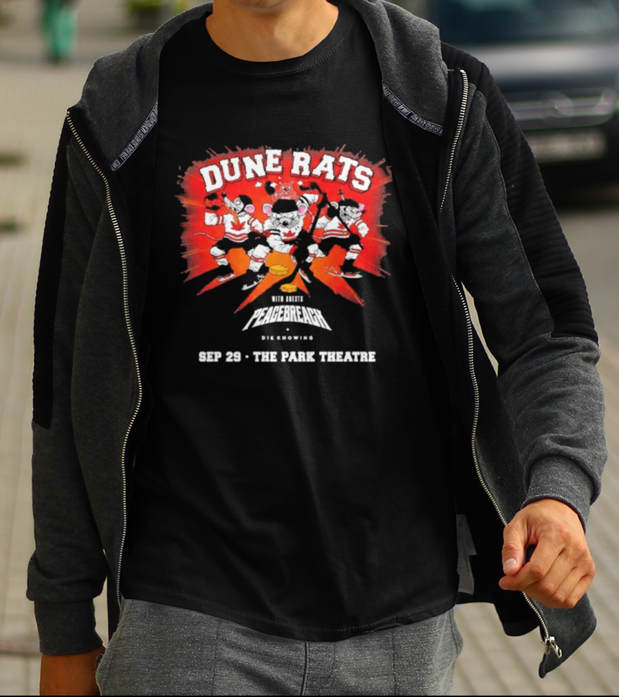 Dune Rats Winnipeg Manitoba The Park Theatre Sep 29 Big Krowdux Canadian Hockey T-Shirt