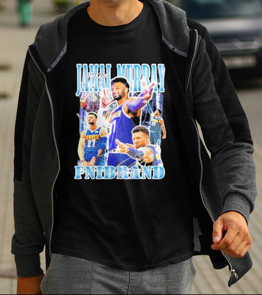 Jamal Murray The Killer Denver Nuggets FNIBRAND Basketball T-Shirt