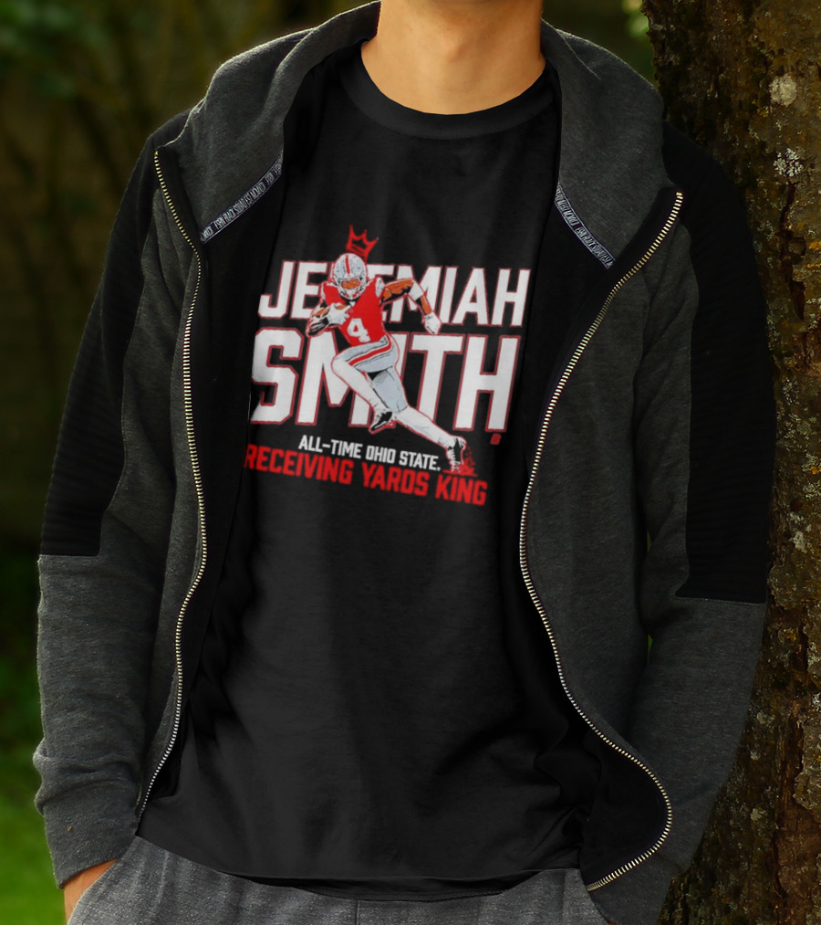Jeremiah Smith All Time Ohio State Receiving Yards King Football Glory T-Shirt